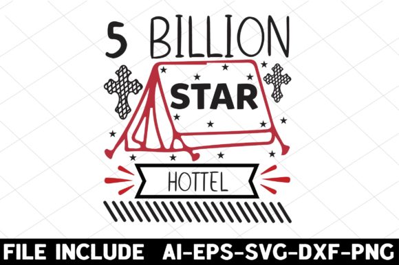 5 Billion Star Hottel: A Versatile Graphic Design Asset for Crafts