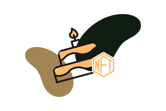 Bakery NFT Birthday Cake Icon – A Versatile Graphic Design Freebie for Handmade Creators