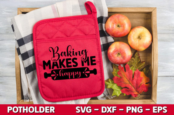 Baking Makes Me Happy SVG: A Versatile Graphic Design Asset for Crafts