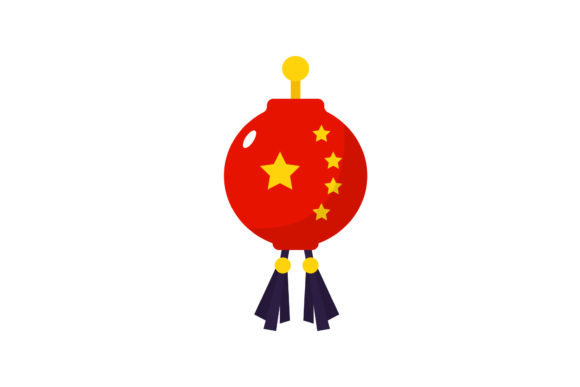 Chinese New Year Lantern Art for Embroidery Projects