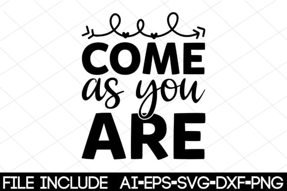 Come As You Are: A Modern Graphic Design Asset for Creative Websites and Editorial Projects