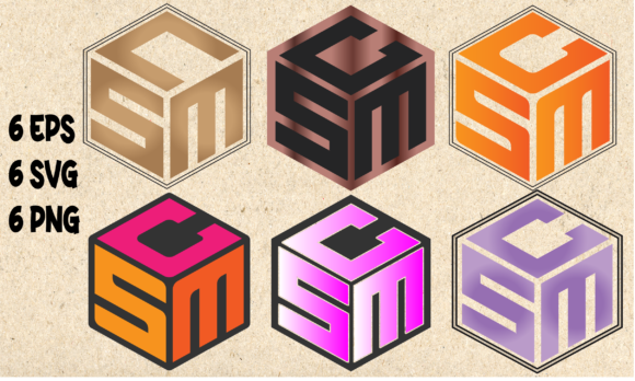 CSM Monogram Logo: A Freebie for Elevating Blog and Web Graphics