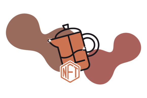 Drink NFT French Press Icon: A Versatile Graphic Design Freebie for Modern Branding