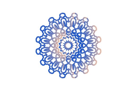 Mandala Vintage Style Symbol: A Versatile Graphic Design Freebie for Creative Projects