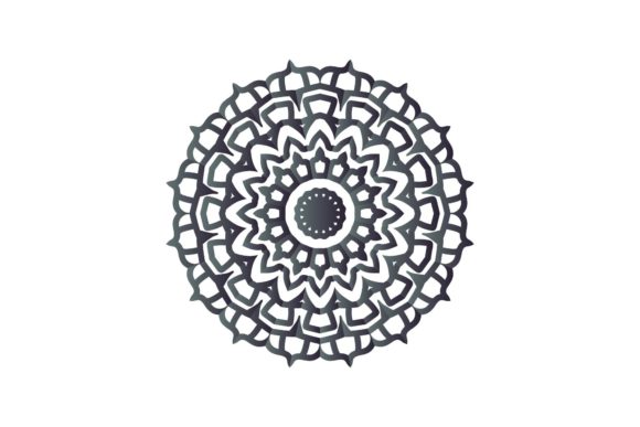 Ornamental Round Mandala Style: A Versatile Embroidery Design for Real Projects