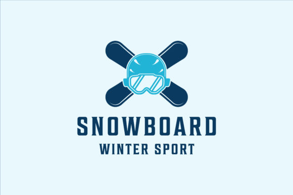 Snowboard Logo Vintage Vector Design: A Versatile Graphic for Creative Projects