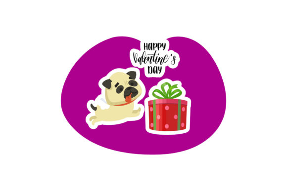 Valentine Dog Gift Celebrating – A Graphics Freebie Review for Digital Sellers